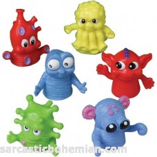 US Toy Dozen Assorted Color Monster Finger Puppets -1.5 Made Of Plastic 1-Pack of 12 1-Pack of 12 B00301ASMQ